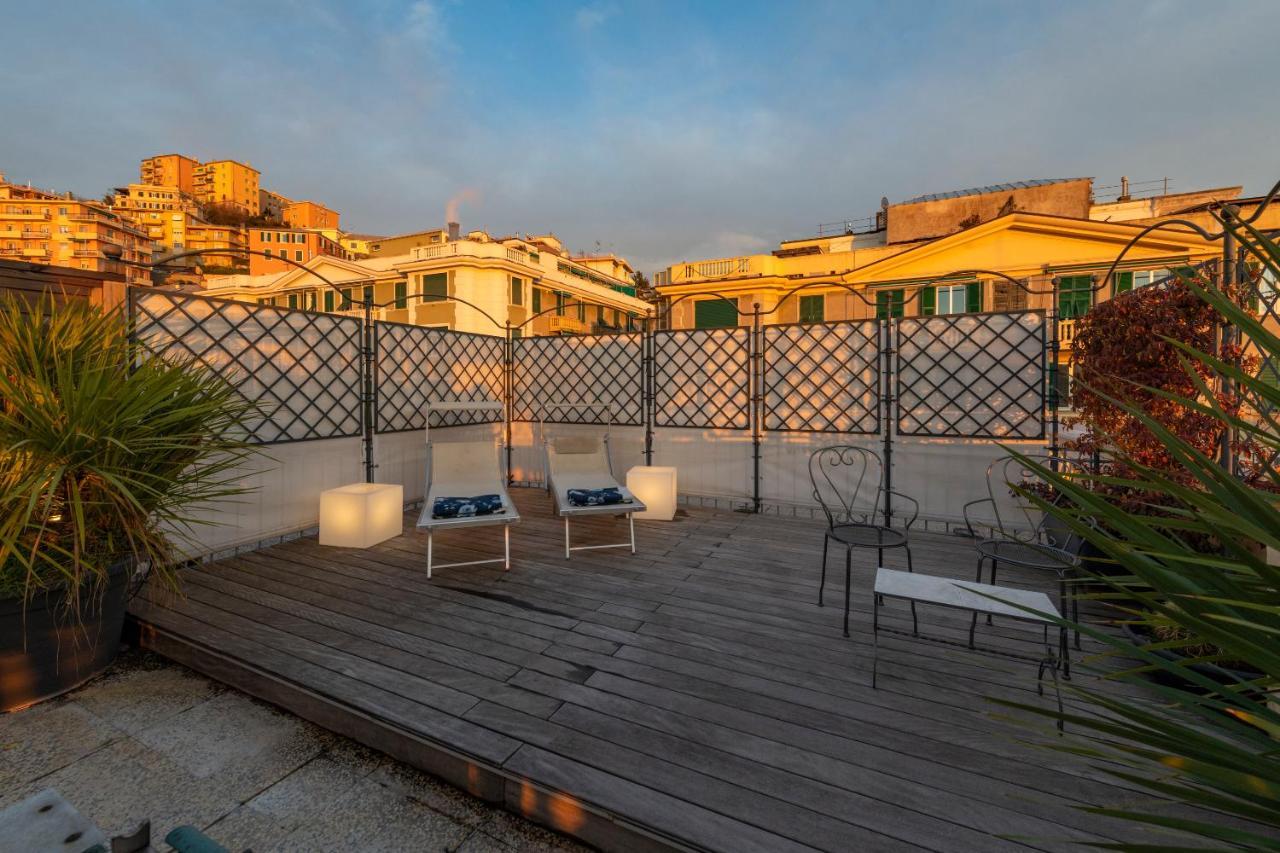 شقة Castelletto Exclusive Terrace Penthouse جنوة المظهر الخارجي الصورة