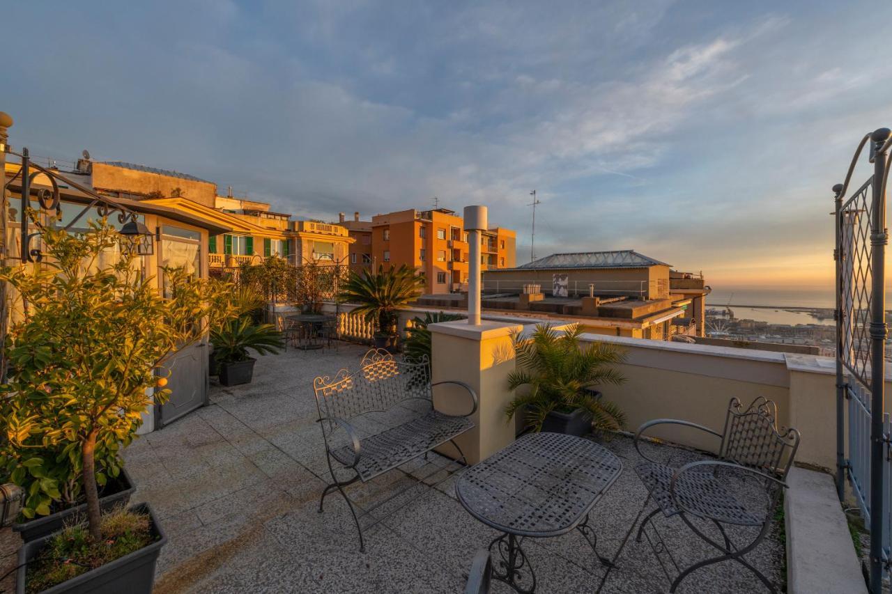 شقة Castelletto Exclusive Terrace Penthouse جنوة المظهر الخارجي الصورة