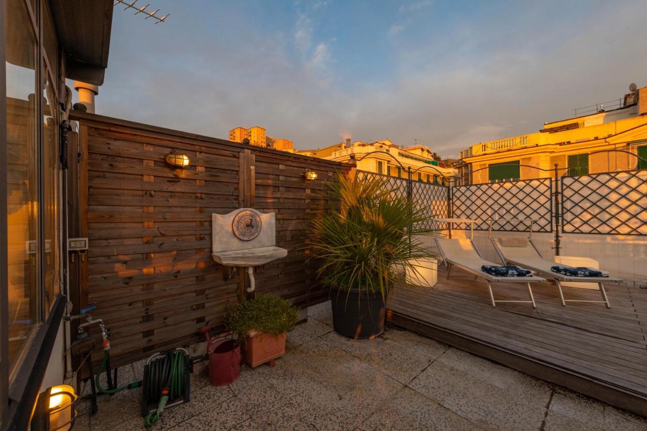 شقة Castelletto Exclusive Terrace Penthouse جنوة المظهر الخارجي الصورة