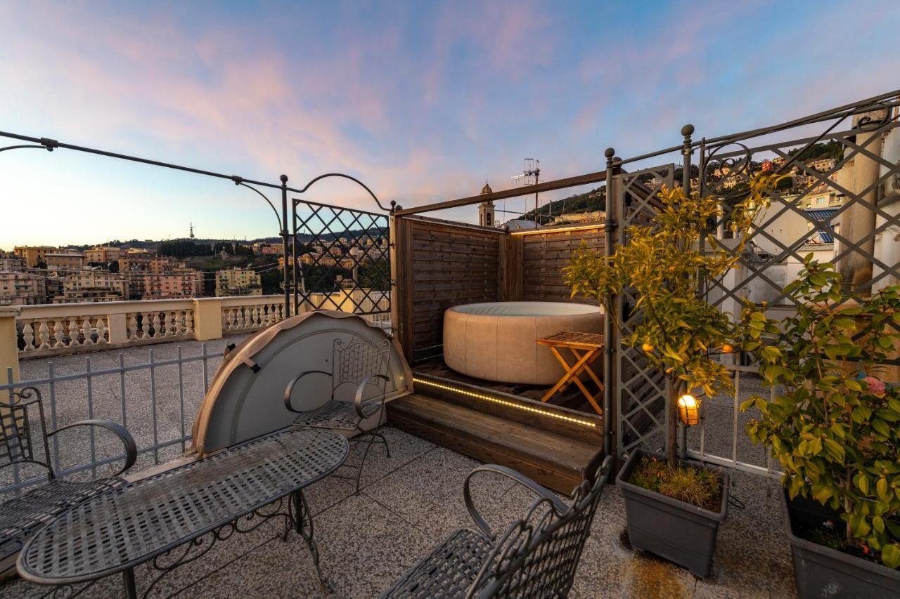 شقة Castelletto Exclusive Terrace Penthouse جنوة المظهر الخارجي الصورة