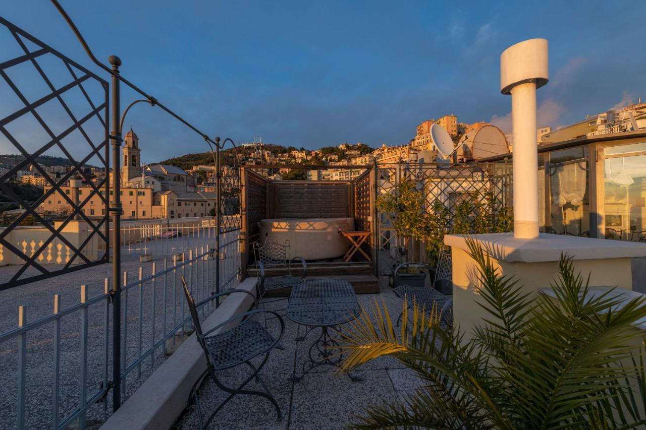 شقة Castelletto Exclusive Terrace Penthouse جنوة المظهر الخارجي الصورة